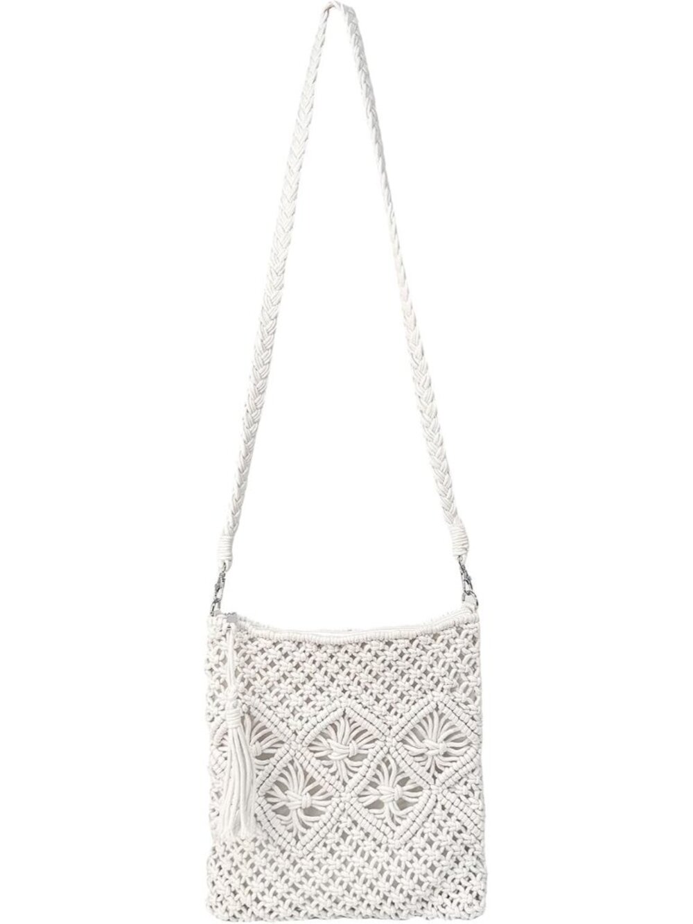 Crochet Purses for Women Handmade Crossbody Bag Cotton Boho Shoulder Purse
